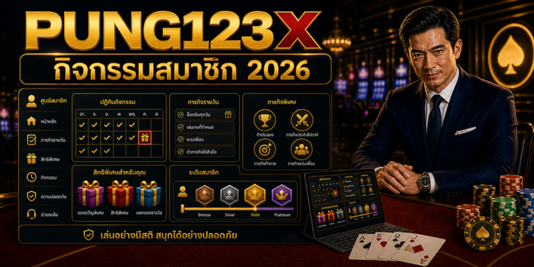 กิจกรรมสมาชิก PUNG123X 2026 cover image