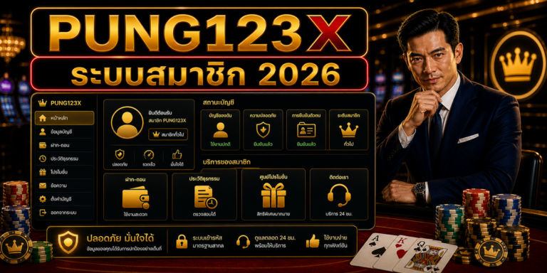ระบบสมาชิก PUNG123X 2026 cover image